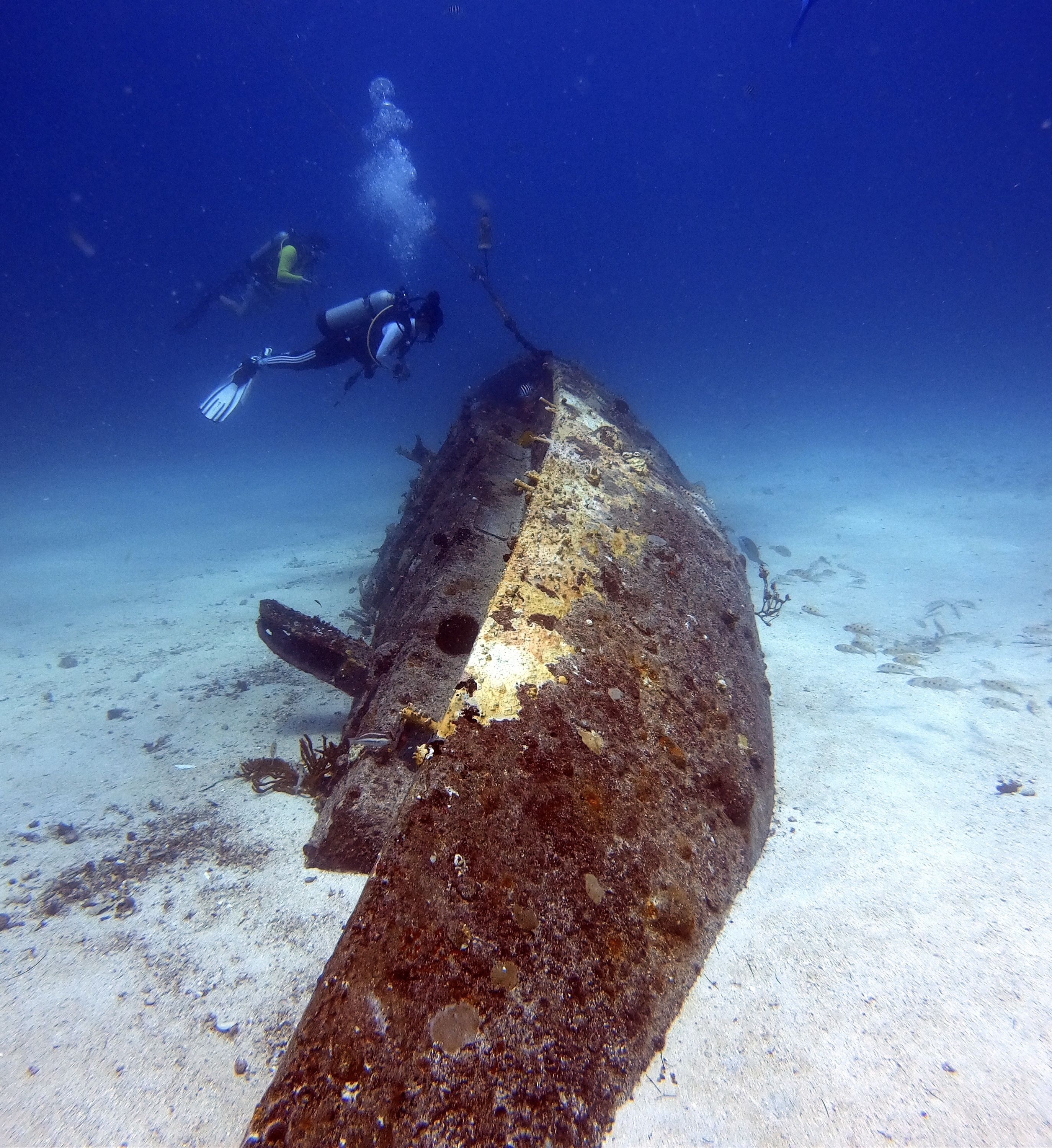 Sunken Boats @ the Bridge, SXM